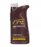 Трансмиссионное масло Mannol 8205 DEXRON II AUTOMATIC TRANSMISSION FLUID 1л (АКПП, жидкость ГУР, красное)