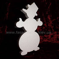 Снеговик из пенопласта, новогодний декор