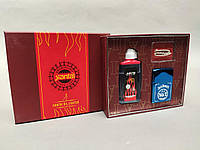 Зажигалка бензиновая в подарочной коробке JIANTAI "Jack Daniels Old No7" Blue