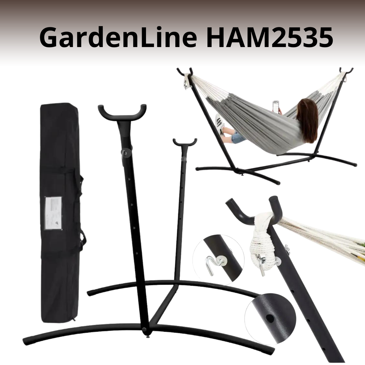 Современная стойка для гамака GardenLine садовая мебель стойка для ...