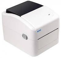 Термопринтер этикеток наклеек и чеков Xprinter XP-420B 108мм USB Белый CS, код: 7522262