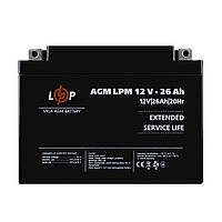 Акумулятор AGM LPM 12V - 26 Ah