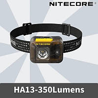 Налобний ліхтар із універсальним живленням Nitecore HA13 (3xAAA, USB-C)