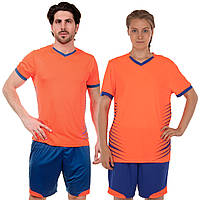 Форма футбольная Lingo LD-5018 размер 2XL цвет оранжевый-синий ag