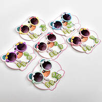 Набор для девочек 5пр/наб (солнцезащитные очки, 2резинки, 2заколки) WW02191 ish
