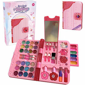 Набір дитячої косметики для дівчаток для макіяжу і манікюру в розкладній палетці (60541)