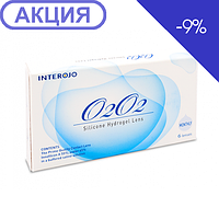 Interojo O2O2 (уп. 6 шт), силикон-гидрогель innofilcon A 45%, r 8.6, d14.2, t 0.06, Dk/t 100