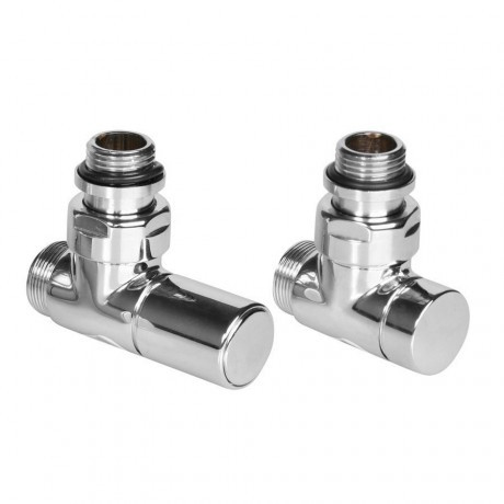 Комплект кутових вентилів Cylinder, Chrome (Carlo Poletti) Італія