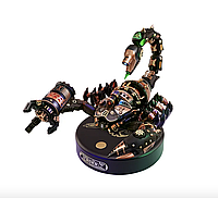 3D головоломка (конструктор) ROKR модель MI04 Emperor Scorpion зі світлодіодним підсвічуванням DIY