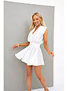 Коротке літнє плаття з розкльошеною спідницею та вільним верхом без рукава (р. 40-50) 31py5717, фото 9