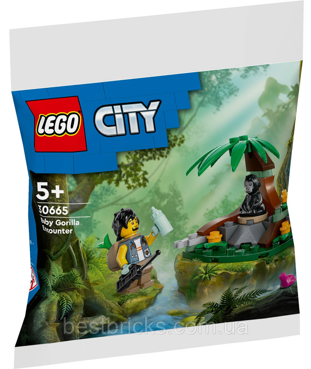 Конструктор Lego City Зустріч із малям горили 30665