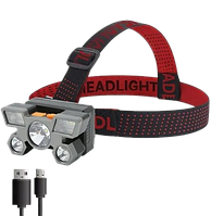 Налобный фонарик 5 LED 4 режима