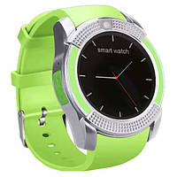 Умные смарт-часы Smart Watch V8. CE-803 Цвет: зеленый