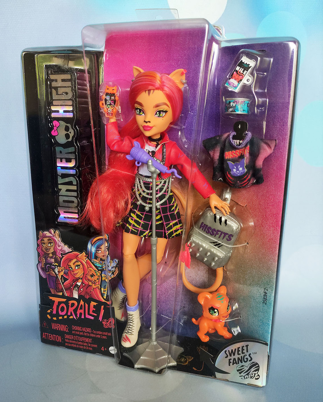 Монстр Хай Монстро-класика Торелай Колекційна лялька Monster High Cat Toralei Stripe Collectible HHK57