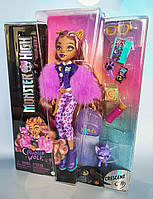 Лялька Монстр Хай Монстро-класика Клодін Вульф Monster High Clawdeen Wolf Doll with Pet Dog HRP65