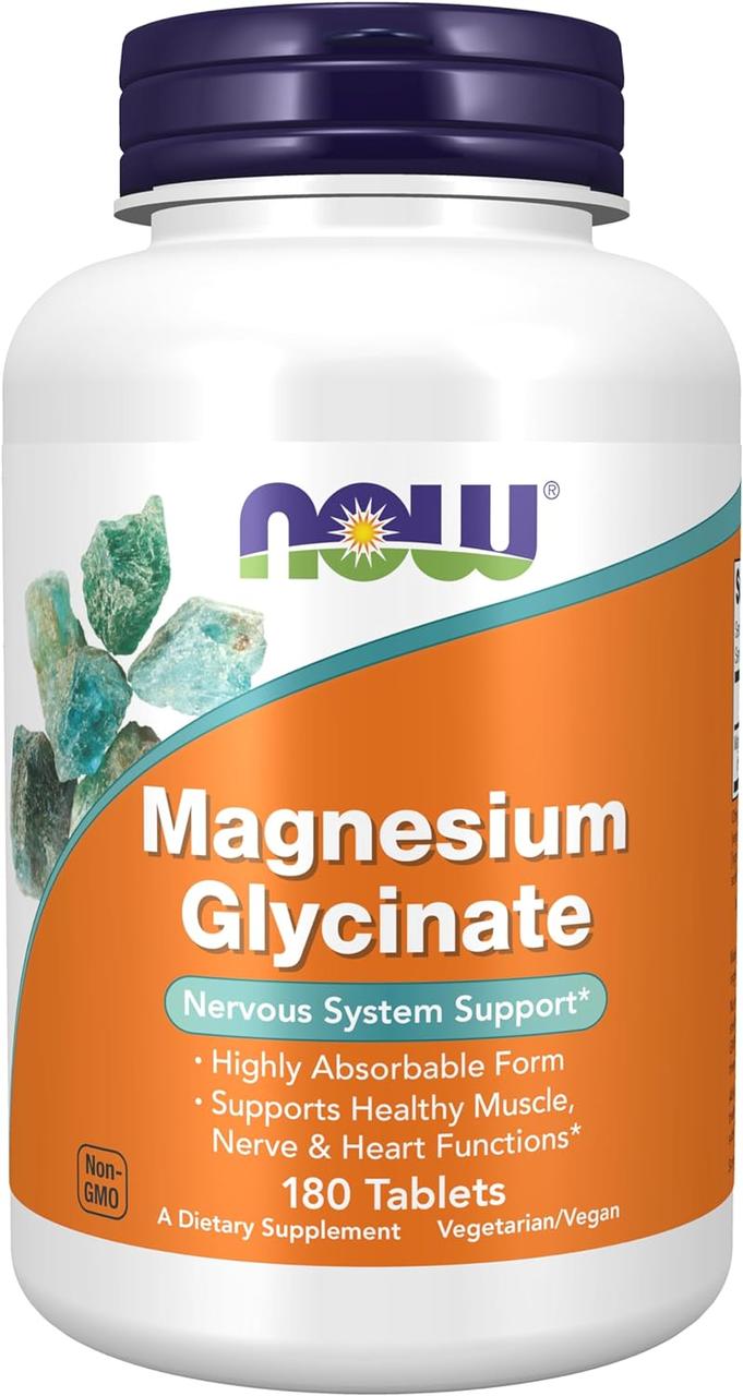 Now Magnesium Glycinate 180 таблеток