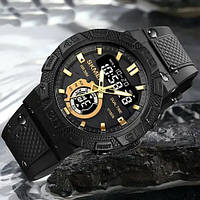 Часы наручные мужские SKMEI 1881GDBK, фирменные спортивные часы, оригинальные мужские GW-573 часы брендовые
