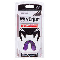 Капа боксерская односторонняя VENUM CHALLENGER VN0618 цвет черный-фиолетовый ag