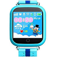 Детские умные часы с GPS Smart baby watch Q750 Blue, смарт часы-телефон c сенсорным экраном SO-439 и играми