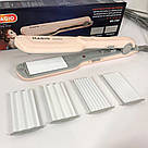 Випрямляч праска щипці MAGIO MG-175P 40 Вт, Випрямляч для будь-якого типу волосся VF-14, фото 4