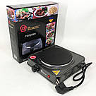 Маленькі електричні плити DOMOTEC, Плита підлогова потужна, Плита настільна емальована GH-43, фото 5