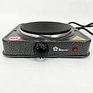 Маленькі електричні плити DOMOTEC, Плита підлогова потужна, Плита настільна емальована GH-43, фото 4