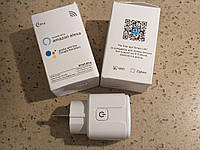 Умная смарт WiFi розетка 20А с счетчиком электроэнергии и таймером, Белая / Розетка Smart Plug с энергометром