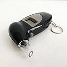 Портативний цифровий алкотестер, Кишеньковий професійний цифровий алкотестер Акумуляторний KJ-98, фото 5