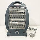 Обігрівач DOMOTEC MS-5952, кварцовий обігрівач з терморегулятором, інфрачервоний обігрівач AV-94, фото 2