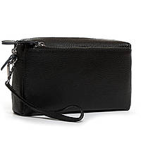 Клатч женский кожаный сумочка маленькая ALEX RAI BM 60071 black