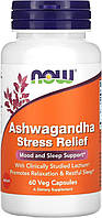 NOW Foods Ashwagandha Stress Relief 60 растительных капсул