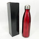 Стильний компактний термос UNIQUE, Термочашки для гарячих напоїв, Баночка-термос, Термофляга для напоїв FE-48, фото 2