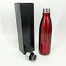 Стильний компактний термос UNIQUE, Термочашки для гарячих напоїв, Баночка-термос, Термофляга для напоїв FE-48, фото 4