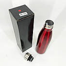 Стильний компактний термос UNIQUE, Термочашки для гарячих напоїв, Баночка-термос, Термофляга для напоїв FE-48, фото 3