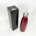 Стильний компактний термос UNIQUE, Термочашки для гарячих напоїв, Баночка-термос, Термофляга для напоїв FE-48, фото 5