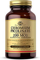 Хром піколінат солгар Solgar Chromium Picolinate 200 mcg 180 капсул