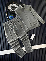 Женский весенний спортивный костюм штаны со стрелками и олимпийка на молнии размеры M-L