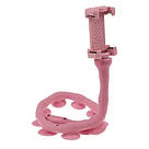 Гнучкий тримач для телефону з універсальними присосками Cute Worm Lazy Holder. Колір: рожевий BN-99, фото 5