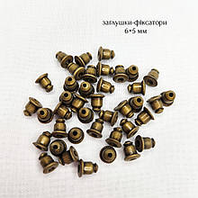 Заглушки до сережок-цвяшків (дзвіночок) Бронза