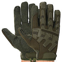 Перчатки тактические с закрытыми пальцами Military Rangers BC-9875 размер xxl цвет оливковый ag