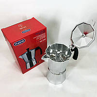 Гейзер для кофе Magio MG-1003, Гейзерная турка для кофе, Кофеварка LN-646 для дома