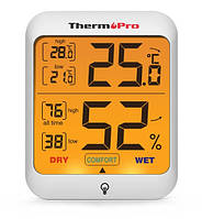 Термогигрометр ThermoPro TP-53 (-20 °C...+70 °C; 10%...99%) с подсветкой и магнитом