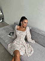 Женское платье Летнее женское платье принт Модное платье Платье женское с принтом Базовое легкое платье P&T
