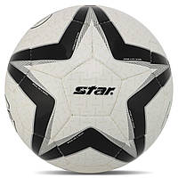 Мяч футбольный STAR POLARIS 101 SB465 цвет белый-черный-серый ag