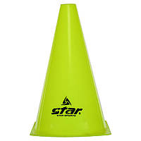 Конус-фишка спортивная для тренировок STAR SA402 цвет салатовый ag