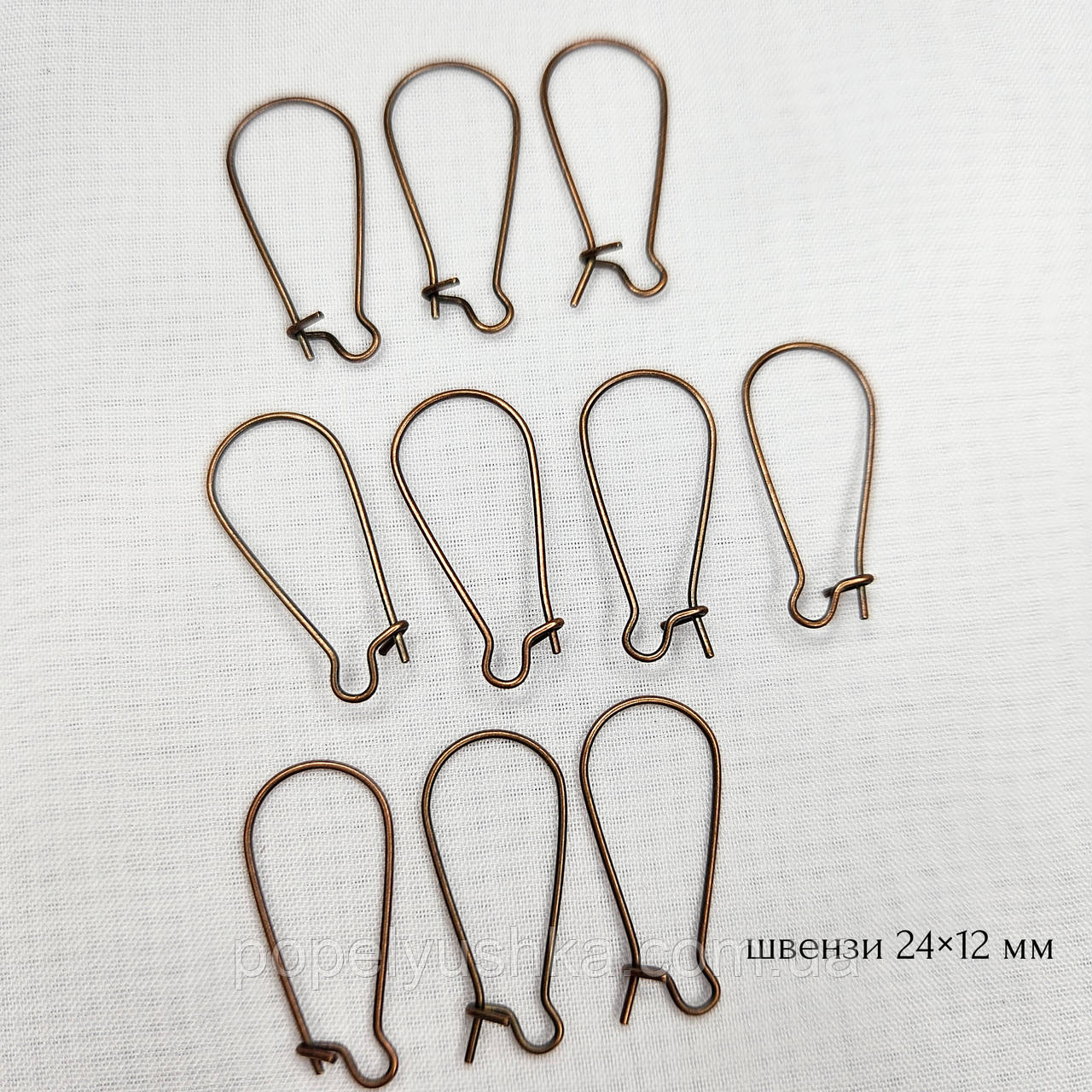 Швенза 24×12 мм мідь (1 пара), фото 1