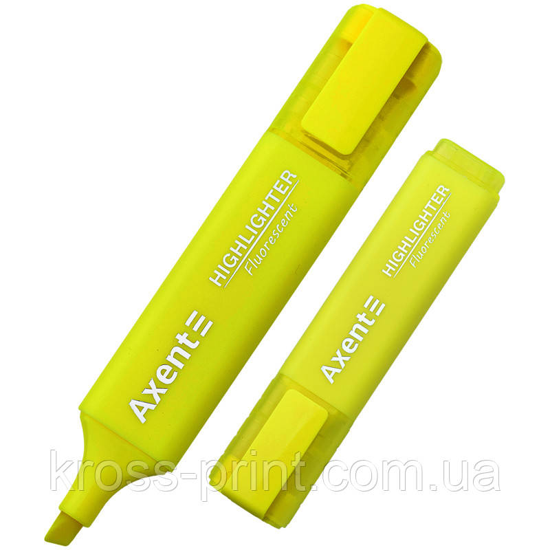 Маркер Highlighter 2537-A, 1-5 мм кліноп. жовтий