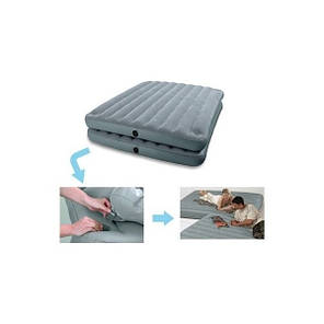 Односпальне надувне ліжко Intex 67743 2-IN-1 AirBed 99 х 191 х 46 см (без насоса), фото 3