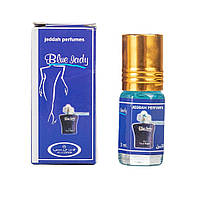 Аабские масляные роликовые духи Jeddan perfumes Blue Lady Блю Леди стекло духи пробник 3мл