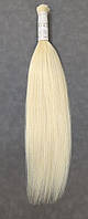 Натуральные волосы для наращивания в срезе 45 см, 100 г, #12 Блонд